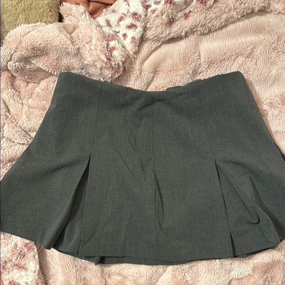 Zara Gray pleated Women's Skort